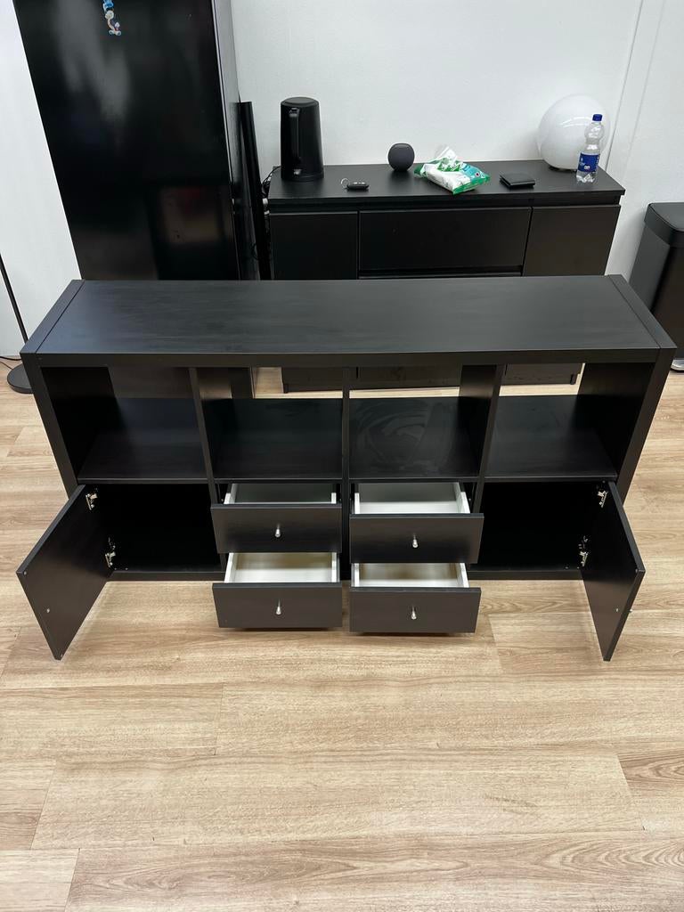 Ikea Kallax kast met lades en deurtjes, Ophalen, Gebruikt