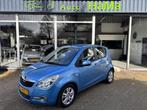 Opel Agila 1.2 Edition (bj 2011, automaat), Auto's, Opel, Automaat, 4 cilinders, Blauw, Origineel Nederlands