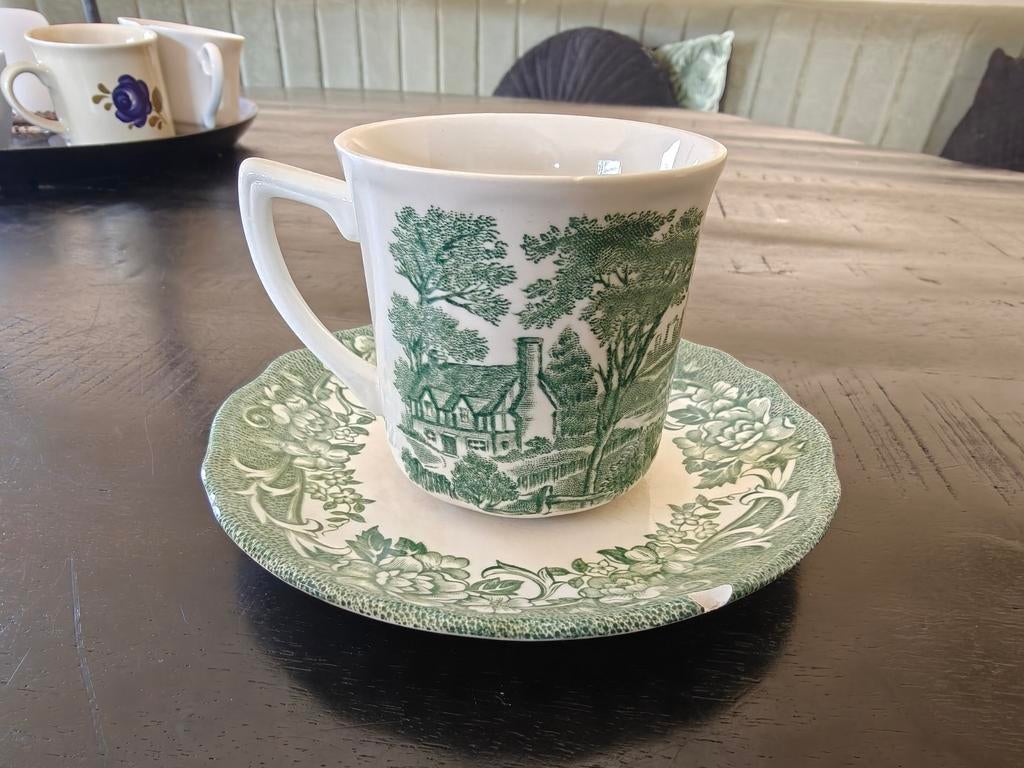 Engels servies J. & G. Meakin - Stratford Stage, Antiek en Kunst, Ophalen of Verzenden