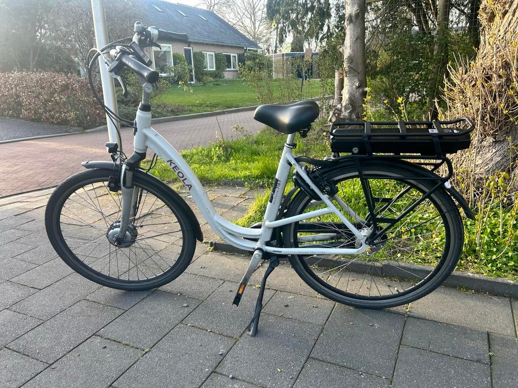 Keola 718F E-bike met Bafang voorwielmotor en Magura remmen, Zo goed als nieuw, 47 tot 51 cm, 50 km per accu of meer, Ophalen