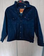 Levi's Premium Suede Trucker Jacket - Maat XL, Levi's, Blauw, Maat 56/58 (XL), Ophalen of Verzenden