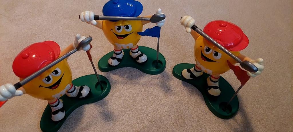 Drie M&M golf dispensers 15 euro per stuk, Ophalen of Verzenden