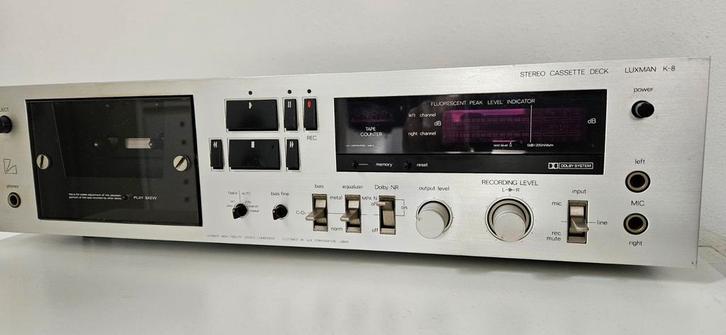LUXMAN K8 cassettedeck, Audio, Tv en Foto, Cassettedecks, Overige merken, Ophalen of Verzenden