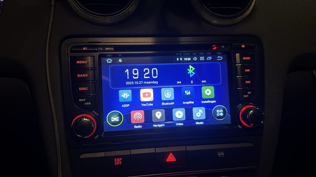 VW Audi Skoda Seat Autoradio met Android / CarPlay, Ophalen of Verzenden, Zo goed als nieuw