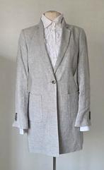 Purdey lange linnen blazer grijs 42, Verzenden, Zo goed als nieuw, Purdey, Jasje