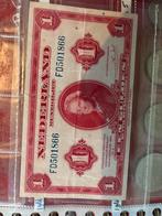 Een gulden bankbiljet, Ophalen of Verzenden, 1 gulden, Los biljet