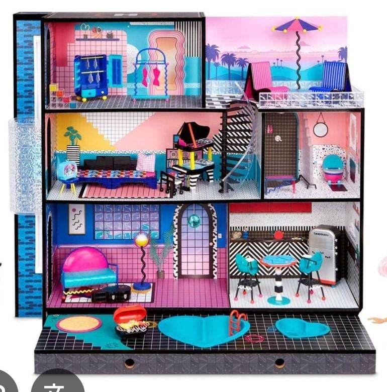 LOL Surprise OMG Huis Poppenhuis met Meubels en Accessoires, Ophalen of Verzenden, Gebruikt, Poppenhuis