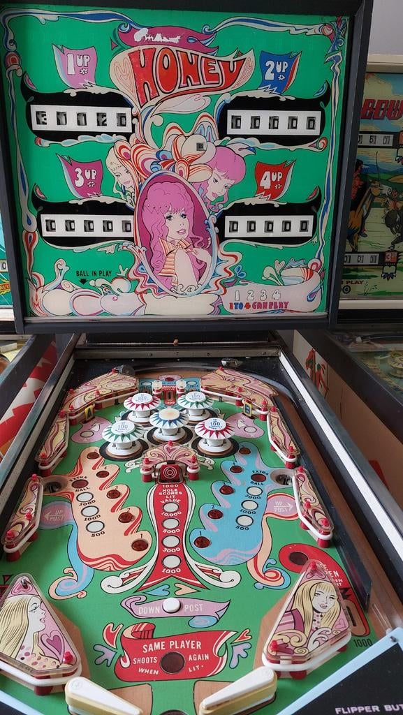 HONEY FLIPPERKAST, Verzamelen, Ophalen of Verzenden, Gebruikt, Flipperkast, Williams