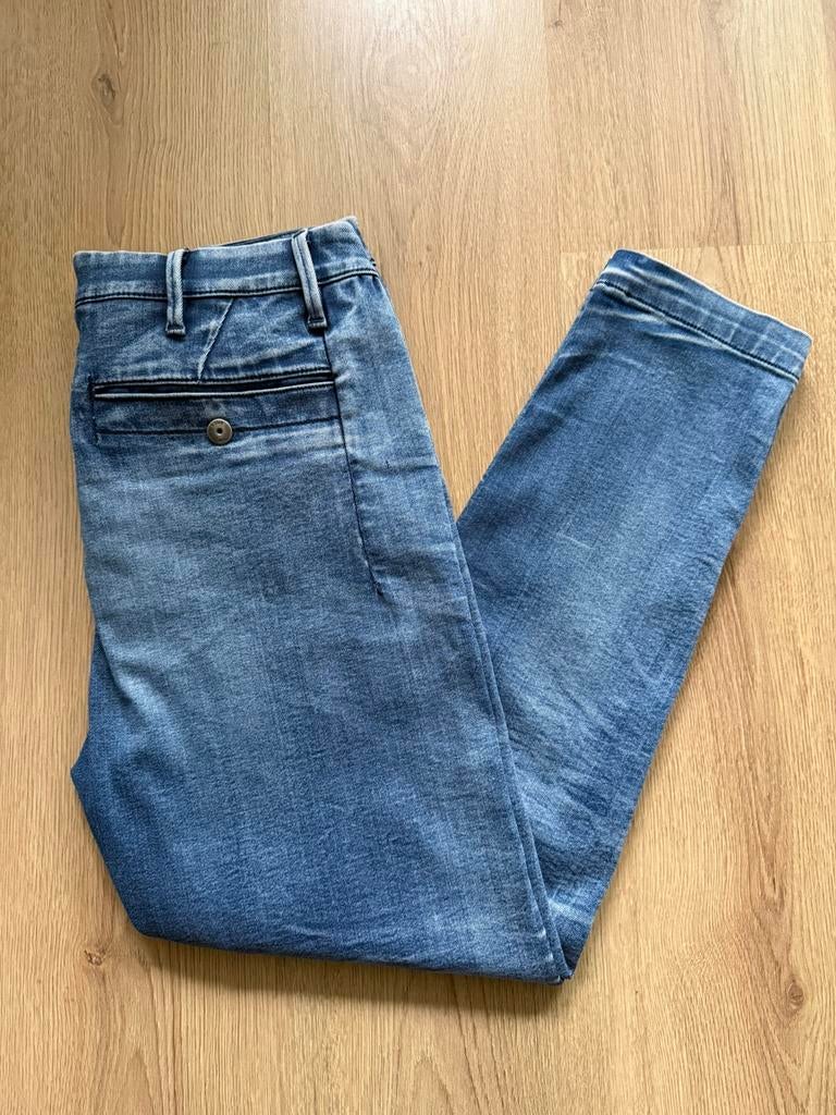 G-Star Raw Low Boyfriend Jeans Blauw • Maat W25 L32, Ophalen of Verzenden, Gedragen, Blauw, W30 - W32 (confectie 38/40)
