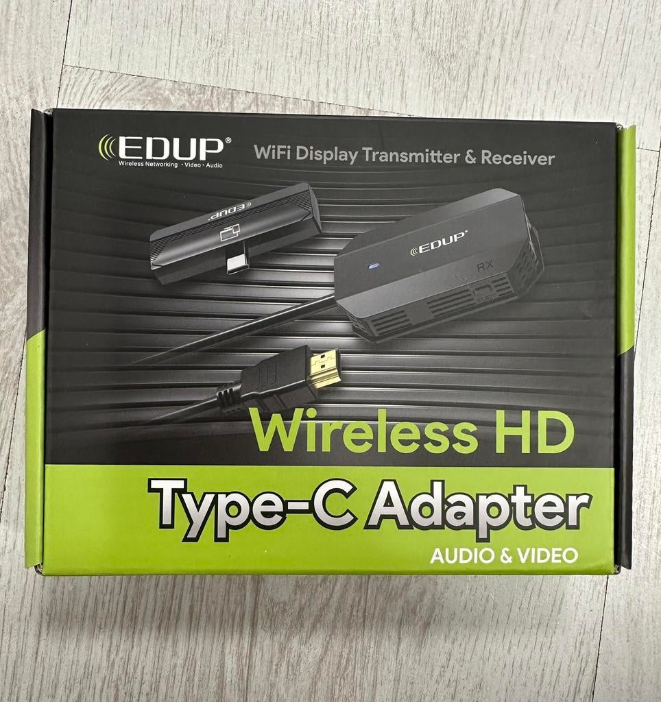 EDUP Draadloze HDMI Extender Set 1080P TX RX, Ophalen of Verzenden, Zo goed als nieuw