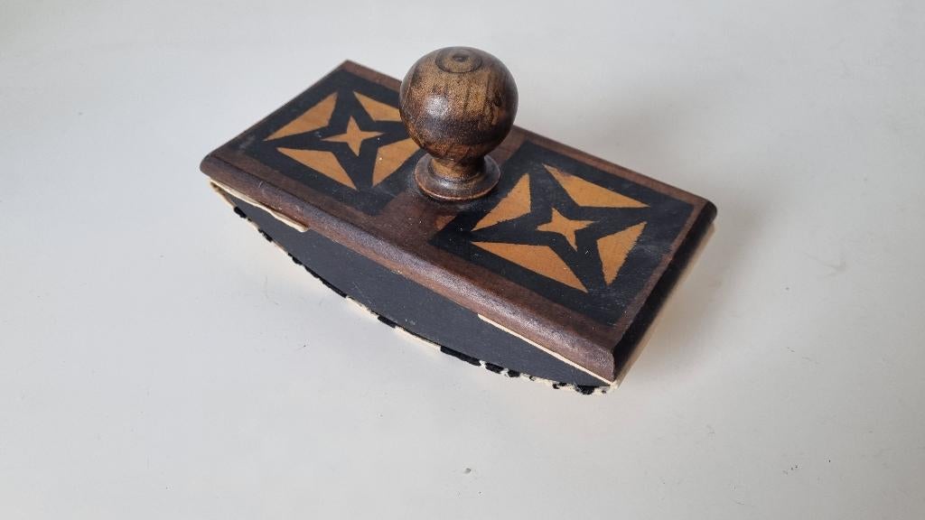 Houten inkt vloeistempel, Ophalen of Verzenden