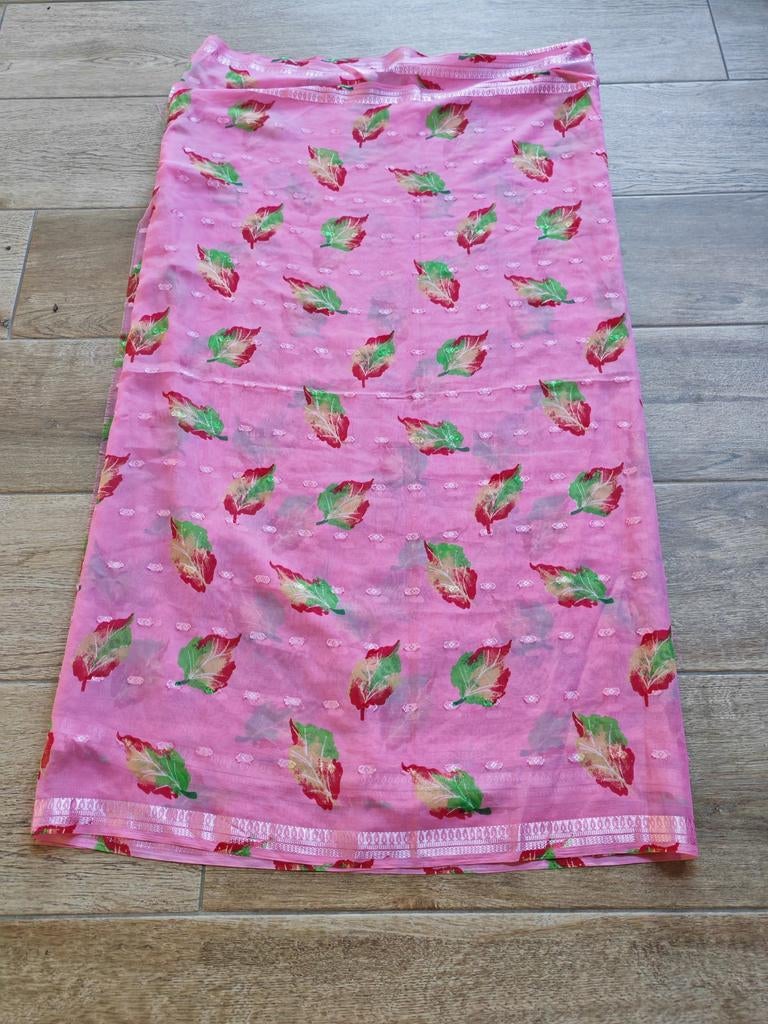 Sari stof bollywood kleding, Kleding | Dames, Overige typen, Ophalen of Verzenden, Roze, Onbekend