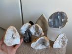 Verzameling edelstenen mineralen geode staander punt druzy, Verzamelen, Ophalen of Verzenden, Mineraal