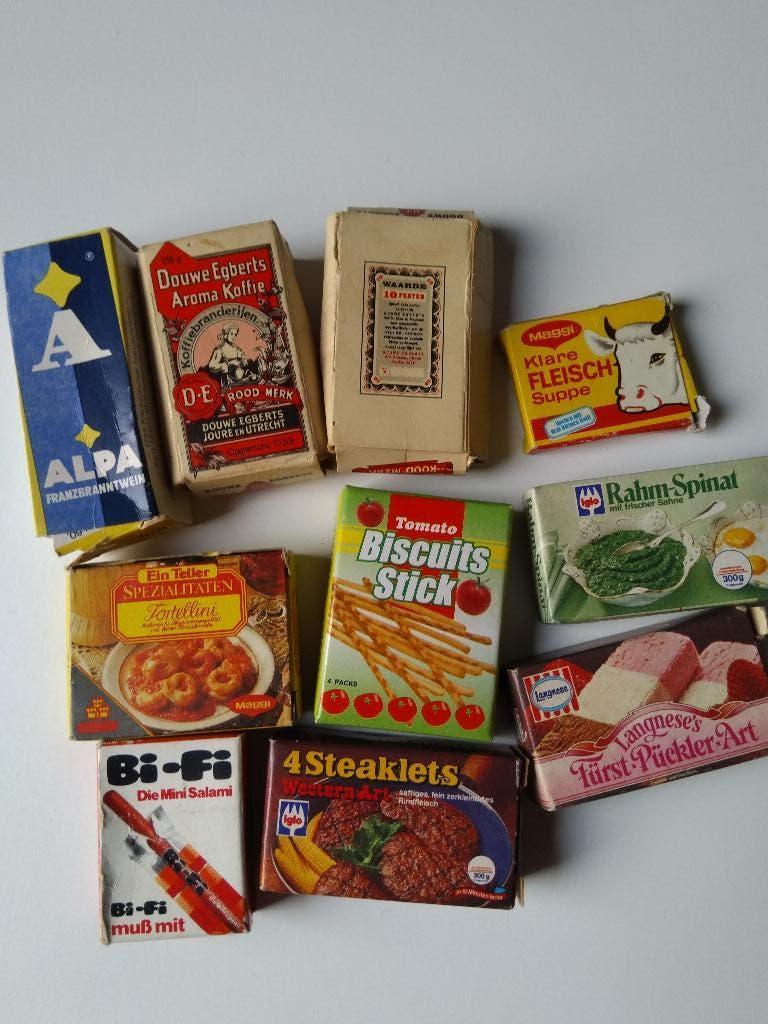 vintage winkelpakjes jaren 50/60, Ophalen of Verzenden