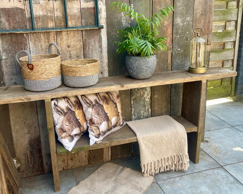 R@AUW sidetable 180 cm | oud hout  | maatwerk mogelijk, Huis en Inrichting, Tafels | Sidetables, Ophalen of Verzenden, 25 tot 50 cm