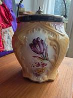 Antieke koekjestrommel/bewaartrommel, Ophalen of Verzenden, Gebruikt, Ovaal