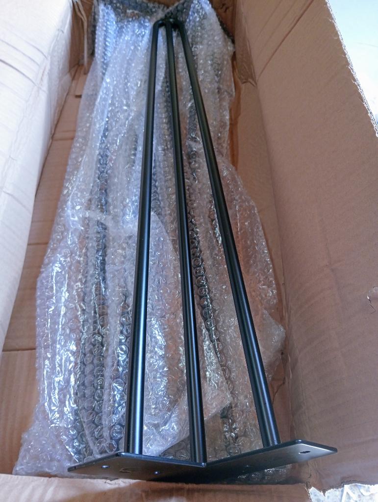 tafelpoot hairpin legs haarspeld poten tafelpoten, Tafelpoot, 50 tot 100 cm, Nieuw, Metaal