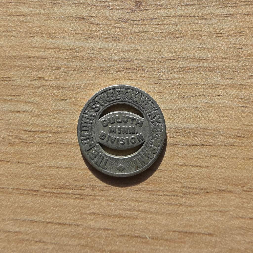 Duluth street railway token, Ophalen of Verzenden, Vóór koninkrijk