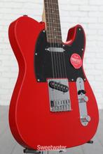 Ongebruikte Rode Squier Telecaster elektrische gitaar, Muziek en Instrumenten, Ophalen, Nieuw, Solid body, Fender