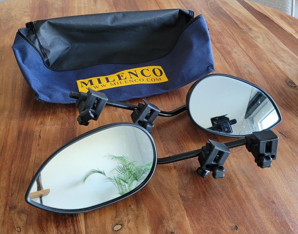 Caravan spiegels Milenco €50, Caravans en Kamperen, Ophalen