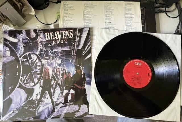 Heaven's Edge - Heaven's Edge lp, 1st issue, 1990 - 1999, Ophalen of Verzenden, Zo goed als nieuw, Inclusief binnenhoes