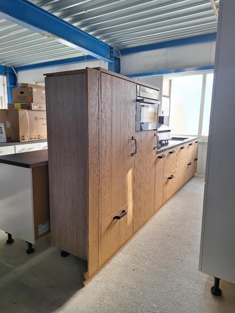 Keuken Compleet met APP 120Keukens op voorraad Nr. 2927, Huis en Inrichting, Keuken | Complete keukens, Ophalen of Verzenden, Zo goed als nieuw