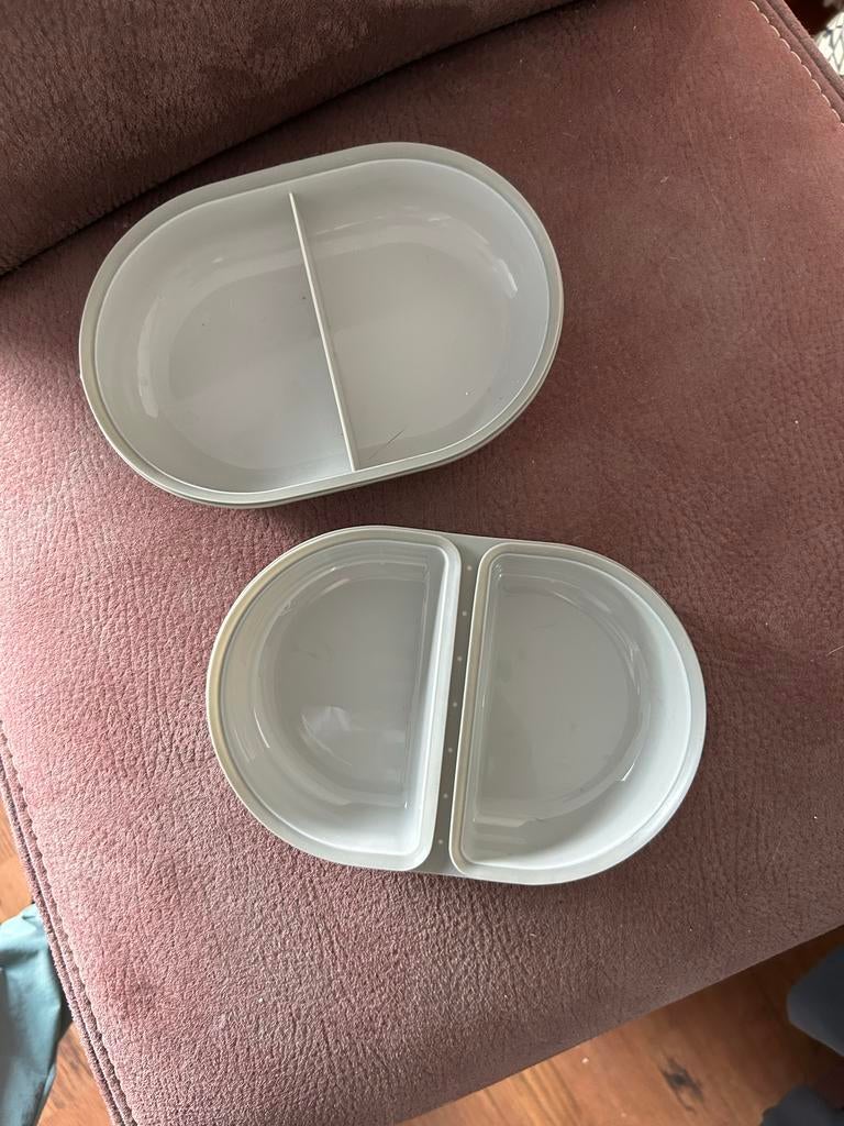 Surefeed kattenvoerbakje - Grijs - 2 stuks, Ophalen of Verzenden, Zo goed als nieuw