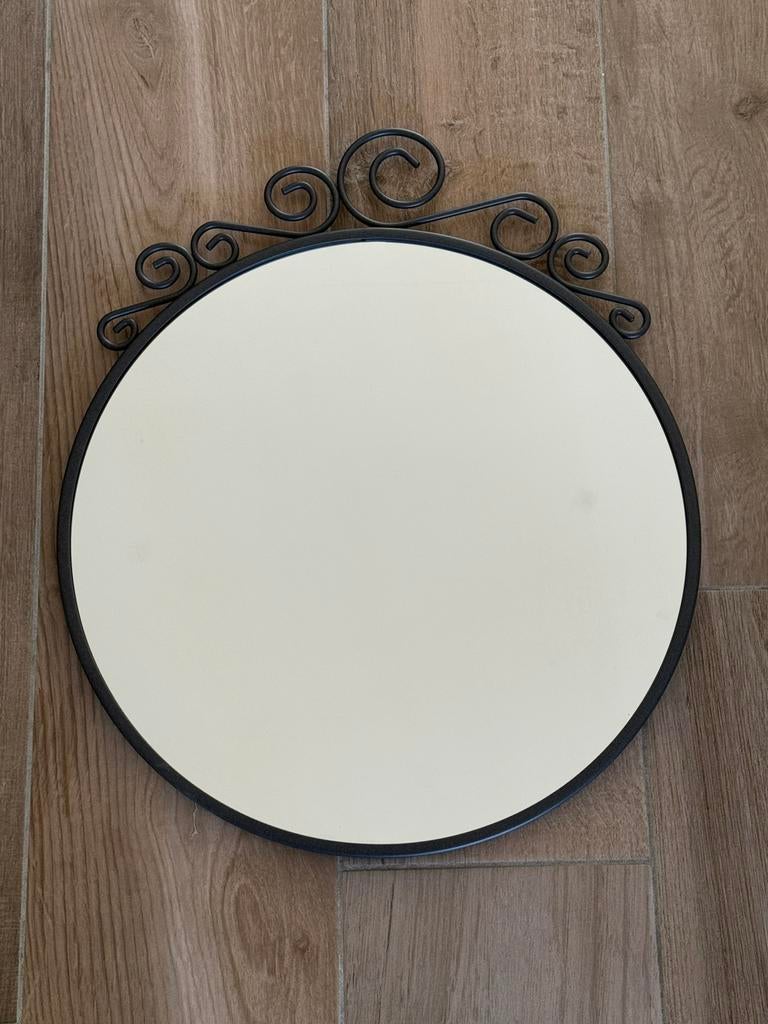 Ikea ekne ronde spiegel diameter 50cm, Huis en Inrichting, Woonaccessoires | Spiegels, Ophalen, Rond, Zo goed als nieuw, Minder dan 100 cm