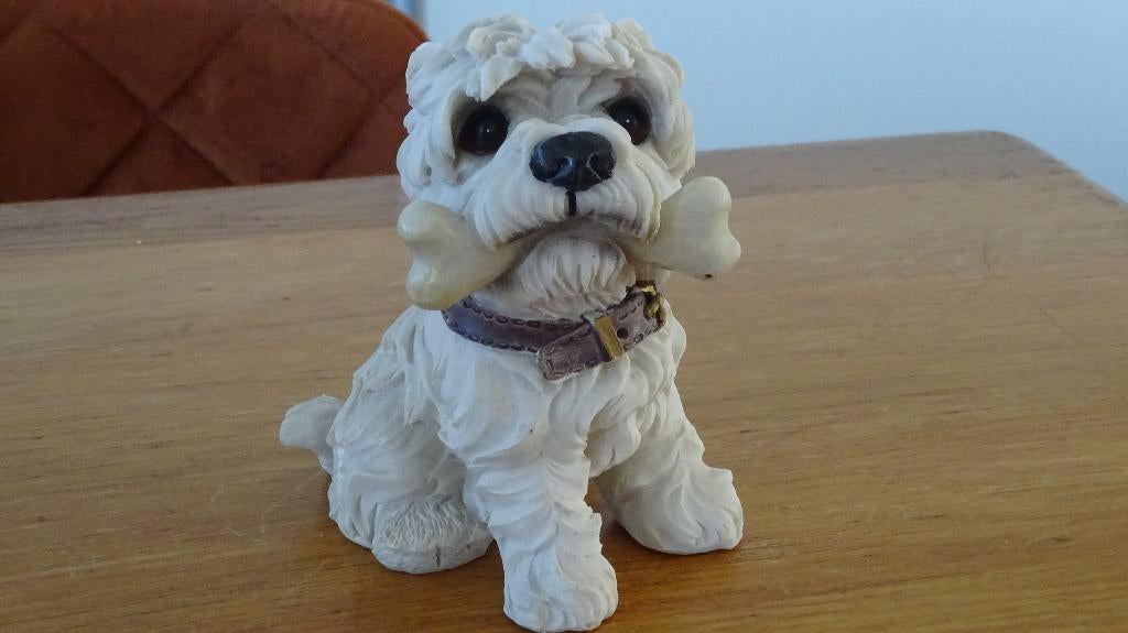 Honden Beeldje Van Polystone., Ophalen of Verzenden, Zo goed als nieuw, Dier