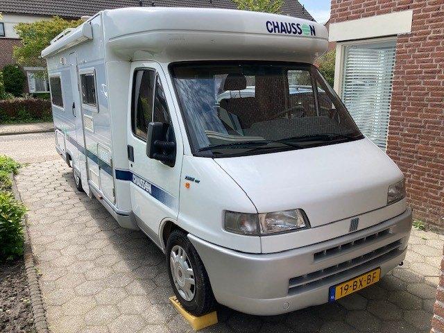 Camper Fiat Ducato 230 2.5 TDI Chausson, Ringverwarming, Fiat, Reservewiel, Treinzit