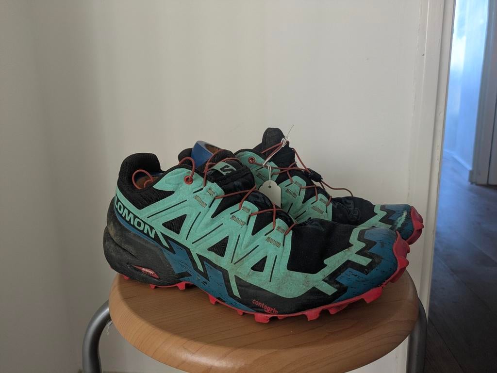 Salomon Speedcross 6 Trail Hardloopschoenen - Maat 41 1/3, Overige merken, Gebruikt, Hardloopschoenen, Ophalen of Verzenden
