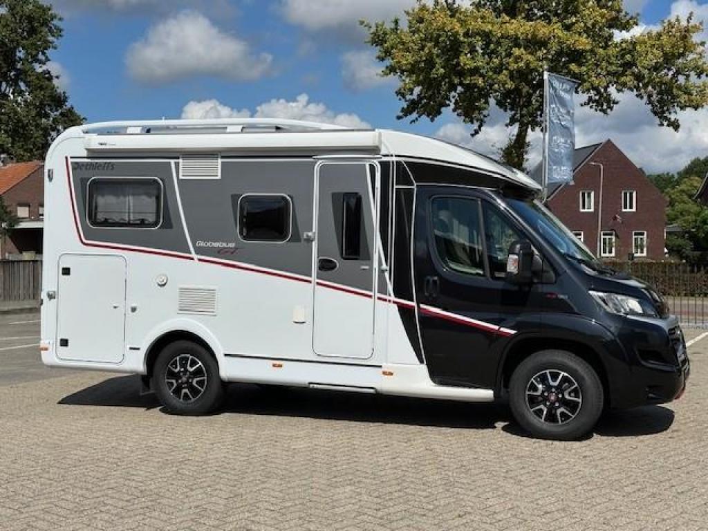 Dethleffs Globebus T1 GT, lengte 599!, Caravans en Kamperen, Campers, Bedrijf, tot en met 2, Half-integraal, Dethleffs, Fiat, Diesel
