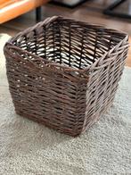 Rieten opbergmand / wicker mand – stevig en decoratief, Ophalen, Zo goed als nieuw