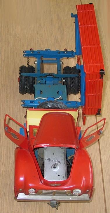 ZEER ZELDZAME GAMA 501 TRUCK ZIJ-KIEPWAGEN 45cm PROTO-TYPE?, Verzenden