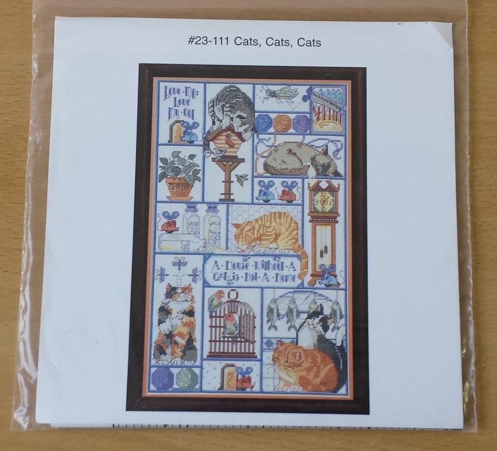 Cats, Cats, Cats Patroon - Nancy Rossi - Janlynn, Patroon, Janlynn, Ophalen of Verzenden, Zo goed als nieuw