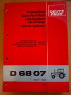 Onderdelenboek Deutz Fahr D 6807, Ophalen of Verzenden, Gelezen, Tractor en Landbouw
