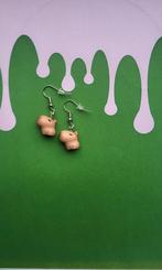 Leuke Capibara Oorbellen - Handgemaakt, Overige materialen, Hangers, Bruin, Nieuw