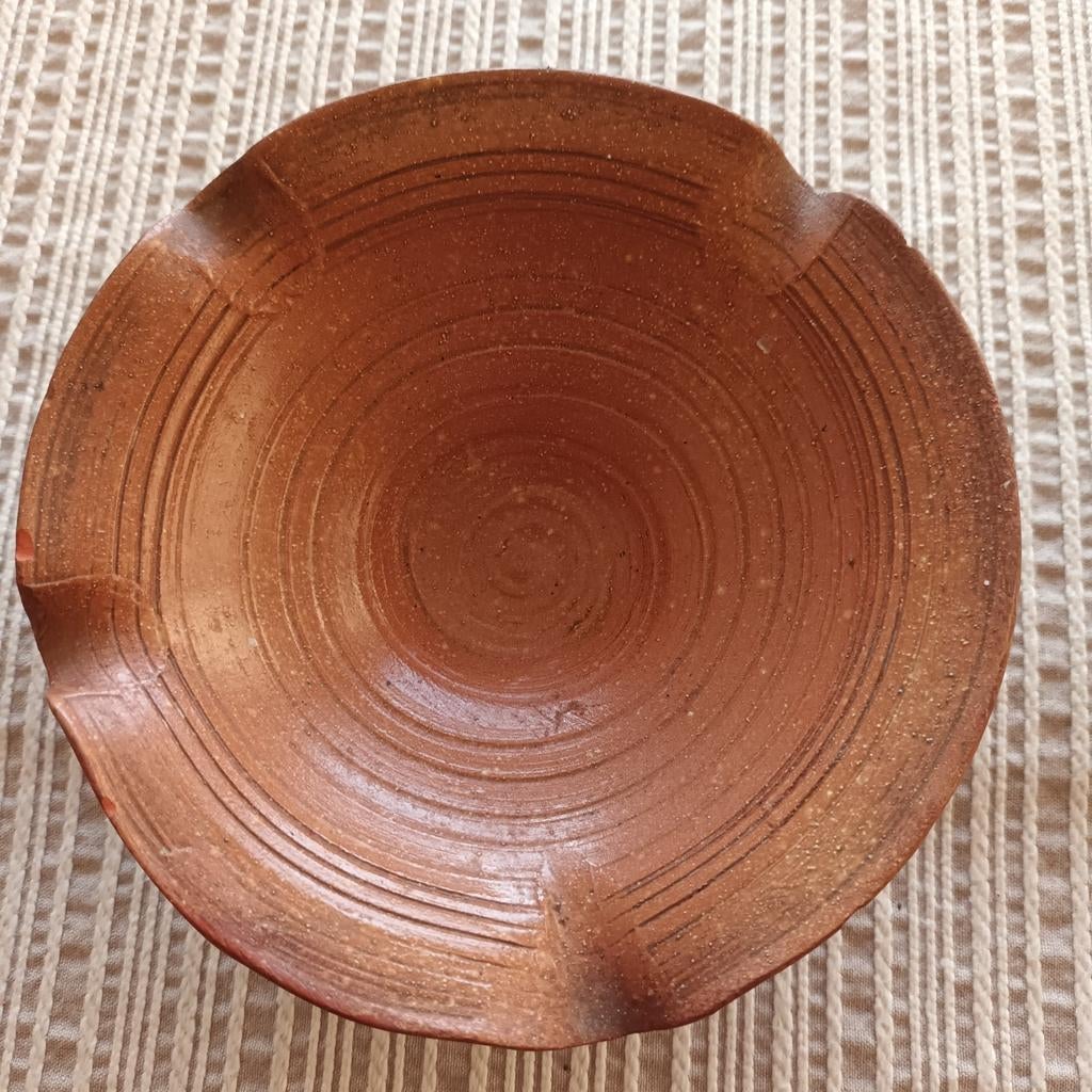 Asbak,  Pottenbakker, Ophalen of Verzenden, Zo goed als nieuw, Rond