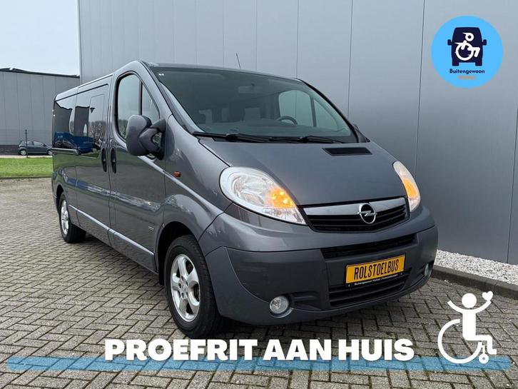 Opel Vivaro Rolstoelbus Zelfrijder | Airco, Auto's, Bestelauto's, Bedrijf, Te koop, Aangepast voor mindervaliden, ABS, Airconditioning