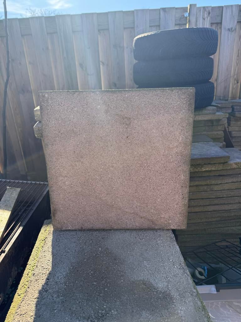 Mooie gebruikte tuintegels voor een goede prijs, Tuin en Terras, Tegels en Klinkers, Gebruikt, Terrastegels, Beton, 10 m² of meer