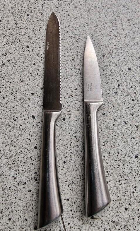 Ah vivo villeroy en boch rvs messen messenset mes, Huis en Inrichting, Keuken | Bestek, Gebruikt, Ophalen of Verzenden, Rvs of Chroom