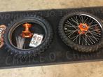 Ktm wielen set oranje naaf zwarte velgen 275 euro, Ophalen of Verzenden, Gebruikt