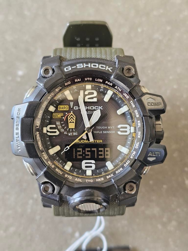 CASIO Mudmaster GWG-1000-1A3, Ophalen, Casio, Staal, Polshorloge