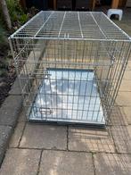 Honden bench goede kwaliteit 2 ingangen, Dieren en Toebehoren, Ophalen, Zo goed als nieuw, 75 tot 110 cm, Minder dan 65 cm