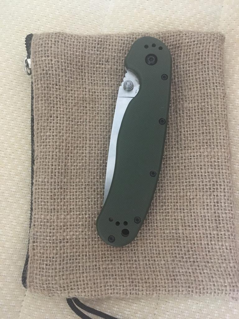 Zakmes Ontario rat 1, Verzenden