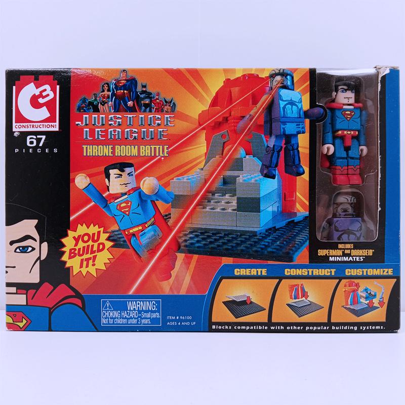 DC Justice League Throne Room Battle Art Asylum Speelset, Ophalen of Verzenden, Nieuw