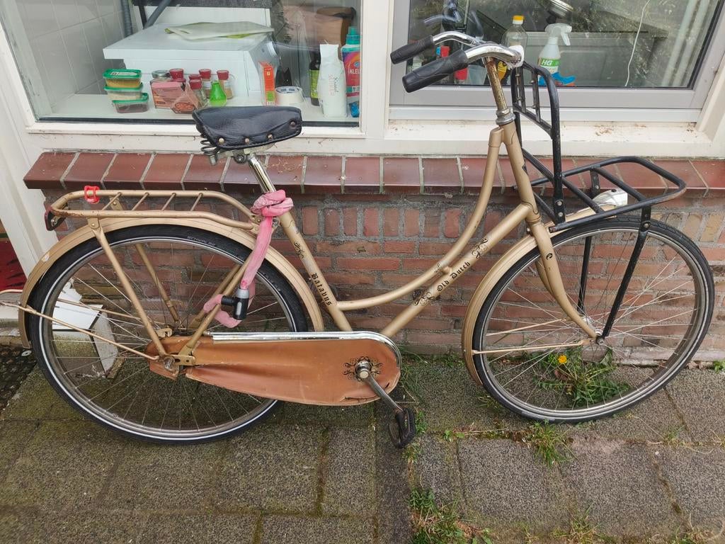 Fiets - old Dutch, Fietsen en Brommers, Fietsen | Dames | Omafietsen, Ophalen, Gebruikt