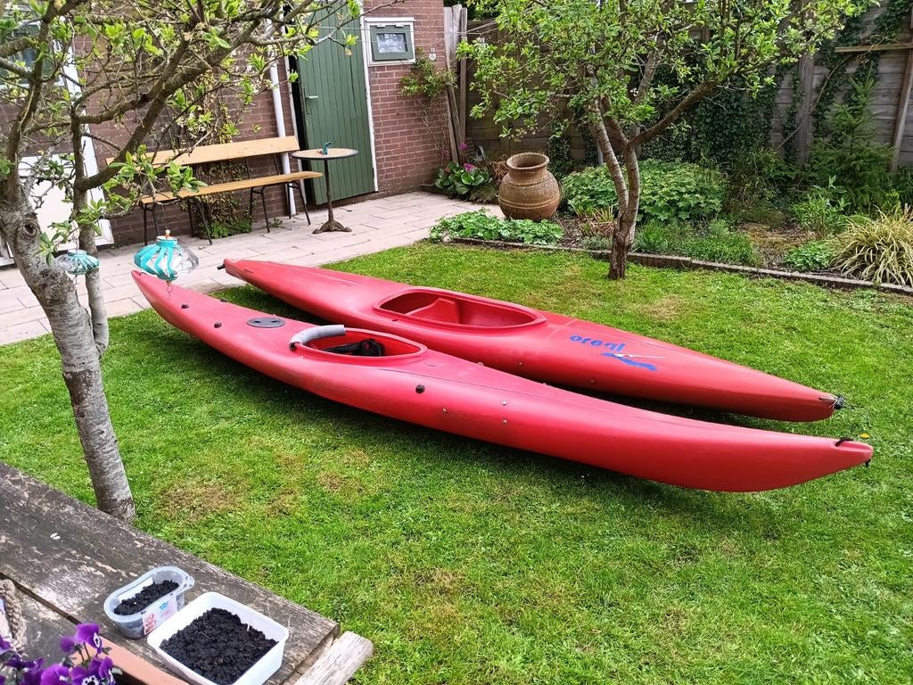 2 robuuste kano's, Watersport en Boten, Ophalen, Eén persoon