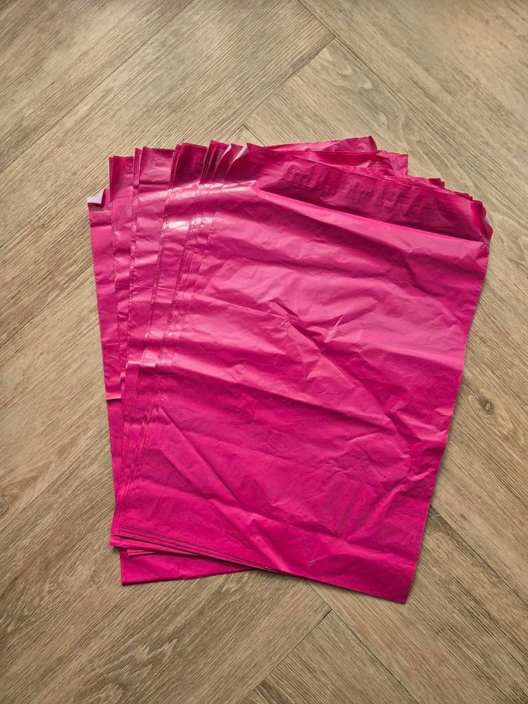20 verzendzakken roze maat M, Diversen, Cadeaupapier, Ophalen of Verzenden, Nieuw