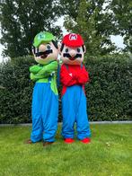Te Huur: Mario en Luigi-Kostuum, Verjaardag, Carnaval, Mario, Ophalen of Verzenden, Zo goed als nieuw, Verjaardag